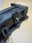 Civil War-style Leather Cartridge Box With Crossed Sabers Cavalry Insignia