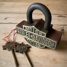 Vintage Motorcycles 1903 Solid Brass Lock With Keys