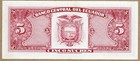 Ecuador      P-113b     5 Sucres     Abr 27 1966     Choice  vf-xf       Serie He 