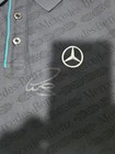 Lewis Hamilton Signed Mercedes Polo Beckett Loa Mercedes Loa