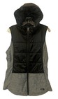 The North Face Hoodie Vest Woman   s Gray Black Large