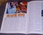 1998 Playback Magazine Beastie Boys Most Important Group Of The 90 s Article Rap