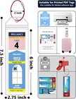 5 Pack Clear Cruise Luggage Tags For Royal Caribbean Celebrity 2025 2026
