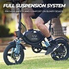 710w Folding Electric Bike For Adults 30mph Electric Bicycle Commuter Ebike New