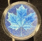1oz Avdp Copper Winter Maple Featuring Dual Sided Diamond Dust With Box display