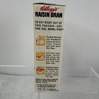 Vtg 1960s Sealed Unopened Kellogs Raisin Bran 1-1 4 Oz Cereal Package Box