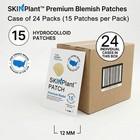 Skinplant    Premium Original Korean Blemish Patches 15 Count Wholesale 24 Packs