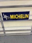 Vintage Michelin Tires Porcelain Sign Gas Station Oil Can Tire Shop 36   x12   