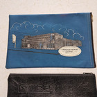 Vintage Bank Advertising Money Bag Lot 8 Vinyl Zipper Bags Pouches Iowa   Minn 