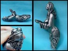 Marine Silver Figurehead Mermaid Sea Shell Bust Siren Sailboats Boat Nautical Fx