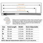 Reflective Personalized Dog Collar Custom Name Adjustable Engraved Pet Accessory