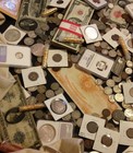 Silver Estate Lot Sale   Old Coins Bullion Silver Bars  999 Gold   90  40  Hoard