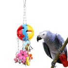 1pc Bird Parrot Chew Toy Bells Chewing Bite Hanging Cage Bird Destroy Chew Toys