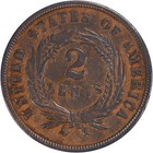 1868 Two Cent Piece Ef Uncertified  125