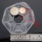 Round Weekly 7 Days Tablet Medicine Storage Pill Box Organizer Container Case