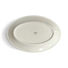 Albert Pick Green Scallop Vitrified China Platter Restaurant Ware Vintage Diner