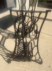 Antique Singer Sewing Machine Cast Iron Base Metal Table