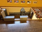 Ho Scale Interior Fits Roundhouse Harriman Dining Car Red Seating