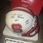 Philip Rivers Signed Mini Football Helmet North Carolina Nc State Autograph Coa