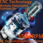 Cordless Electric Disinfection Fogger  Detachable Stainless Steel Nozzle  3-gear