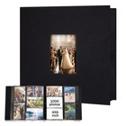Extra Large 1000 Pocket Photo Album 4x6  Linen Cover  Holds Horizontal   Vertica