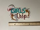 Girls Trip Scrapbook Title Embellishment Die Cut Paper Pieced