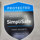 Simplisafe Yard Sign And Stake  Home Security - Blue black - New   