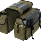 Large Capacity Bike Saddle Rear Rack Bag Bicycle Panniers For Grocery Shopping   
