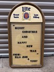 Vintage 33    X 18    Miller Lite Beer Menu Message Board Display Sign - Read