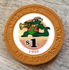  1 Orleans 1999 Casino Chip - Las Vegas  Nevada