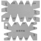 2 Pcs Angle Template Gauge Measuring Instrument Measurement Tool