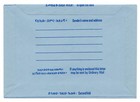 Orig 1975 Ethiopia 10 Cent - Aerogramme - Dark On Light Blue - Unused