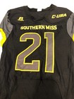 Game Worn Used Southern Mississippi Golden Eagles Football Jersey Small  21