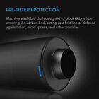 Pre-filter Cloth 6   Replacement Sleeves For 6  Carbon Filters  2-pack