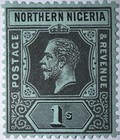 Travelstamps  Northern Nigeria Stamps Sg 48 - 1s Mint Mogh