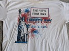 Vintage New York City Shirt Adult Medium White Statue Of Liberty 1986 Single Stc