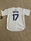 Snwt Shohei Ohtani Dodgers Men s Xl White Home Jersey Stitched  17