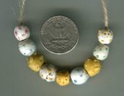 African Trade Beads Vintage Antique Venetian Glass Beads Mixed Old Raised Eye
