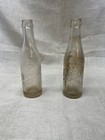 Dr  Pepper Good For Life  10 2 4 Clear Glass Antique Vintage Bottle Etched Glass