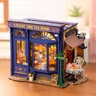 Rolife Leisure Time Tea Room Dollhouse Diy Miniature House Led Kid Toy Xmas Gift