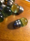 Green Acorn Glass Series Cabinet Knobs   Drawer Knobs  Lot Of 20