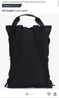 Nwt-under Armour Unisex Project Rock Gym Sack Bag-black