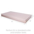Baby Crib Mattress Waterproof Hypoallergenic Durable Toddler Bed Fizzle Pink Us
