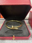 Just Clou Yellow Gold Color Bracelet  Sterling Silver 3 5mm Bracelet Diamonds