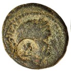 Judaea Gadara Emperor Nero 67 Ce Tyche Cornucopia Bronze Roman Ancient Coin D334