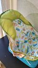 New Summer Infant Deluxe Baby Bather Folding Bath Sling Green Ocean Critters