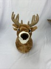 Lot Of  5  Plush Stuffed Animal Heads Wall Mount Kids Room Decor Cabin