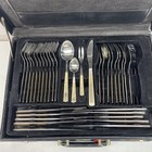 Solingen Silverware Germany 18 10 66 Piece Dinnerware Plus Case Incomplete