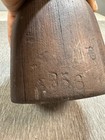 Antique Primitive Millinery Wood Hat Block Mold Form Hatter Tool Old 6 3 8