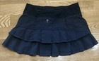 Girl s Lululemon Ivivva Black Skort Size 10 Euc